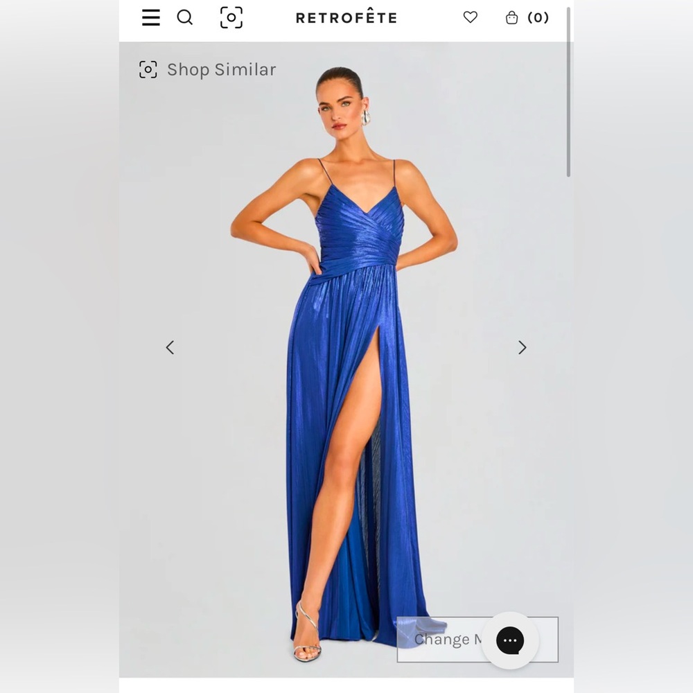 Retrofête Doss Dress in Cobalt *NEW WITH TAGS*